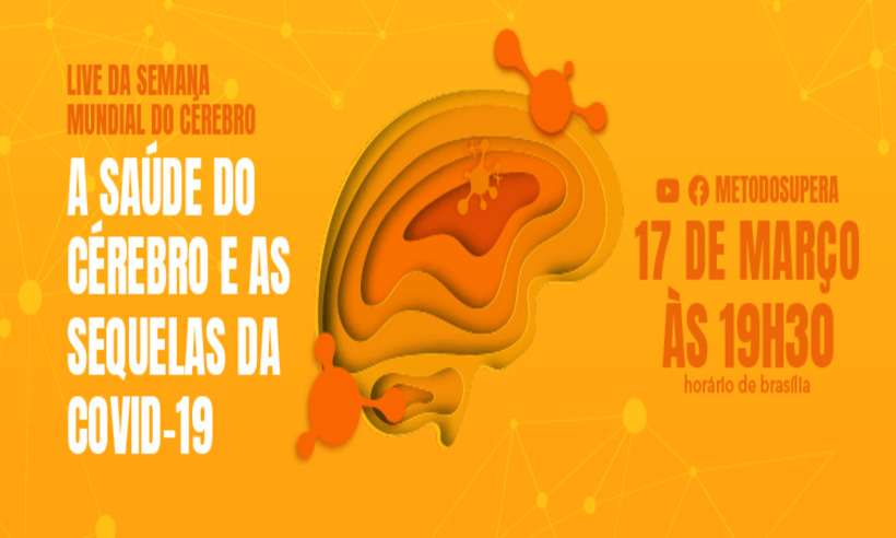 Live discute saúde do cérebro e sequelas da COVID-19  - Supera/Divulgação