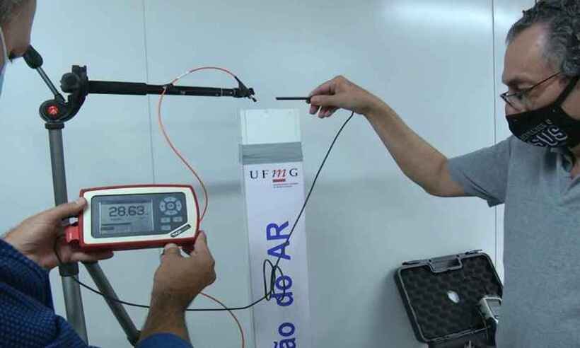 UFMG desenvolve dispositivo de desinfecção do ar - Reprodução / TV UFMG