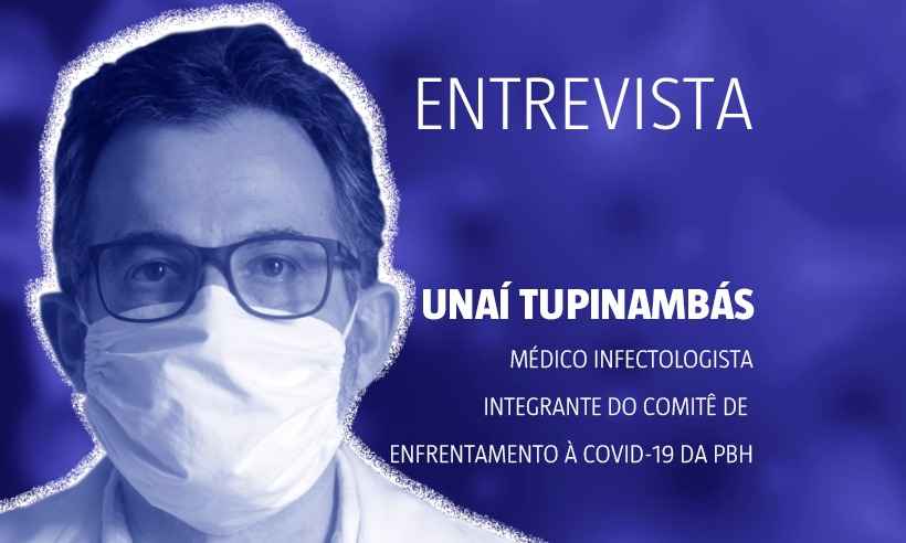 'É um cenário de filme de terror', diz médico infectologista sobre BH - Arte sobre foto de Leandro Couri/EM/D.A Press