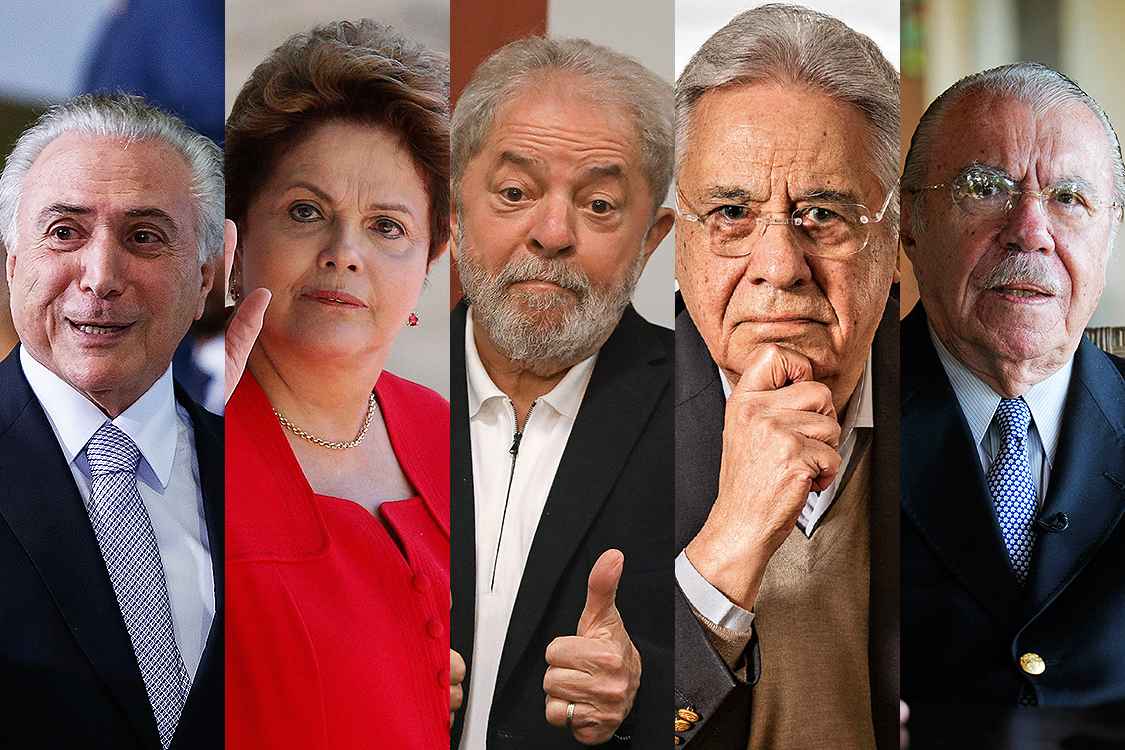 Cinco ex-presidentes tomaram a vacina contra COVID-19 - Redes Sociais/Reprodução