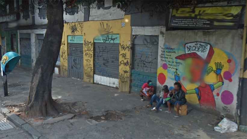 Duas agressões brutais e um morto em três dias de brigas no Centro de BH - Reprodução/Google Street View
