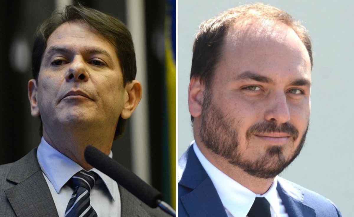 'Coroné' e 'Zé Mané': Carlos Bolsonaro e Cid Gomes trocam provocações - Senado Federal/Reprodução
Redes Sociais/Reprodução