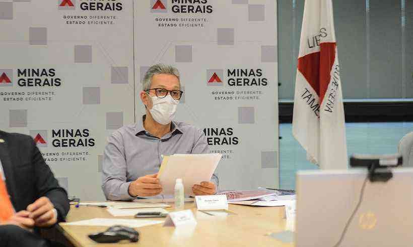 Zema pede para que forças de segurança tenham prioridade em vacinação - Pedro Gontijo/Governo de Minas