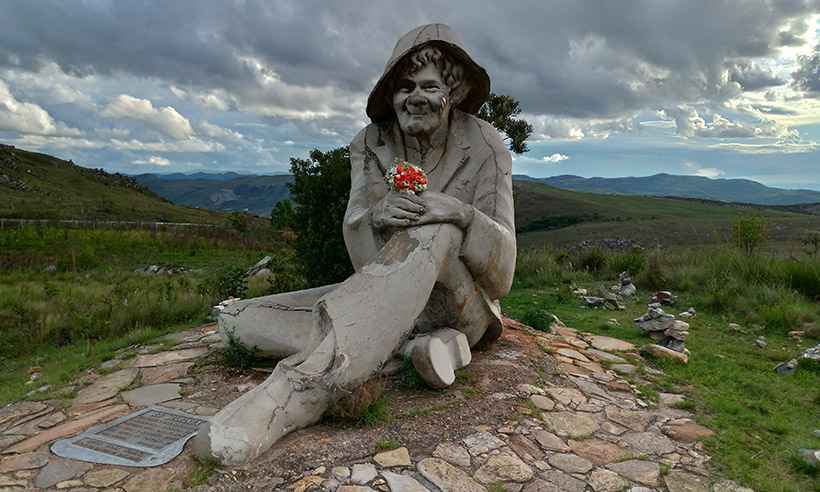 Estátua de Juquinha, na Serra do Cipó, tem promessa de preservação - Mateus Parreiras/EM/DA Press - 5/12/19