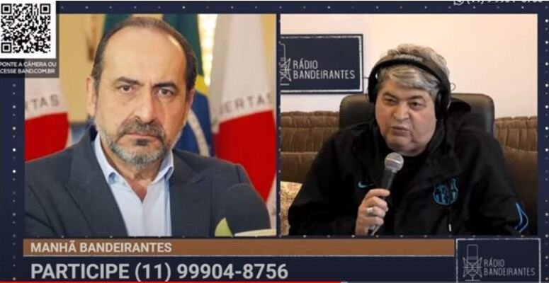 Kalil defende que governo federal decrete lockdown nacional  - Radio Bandeirantes/Reprodução