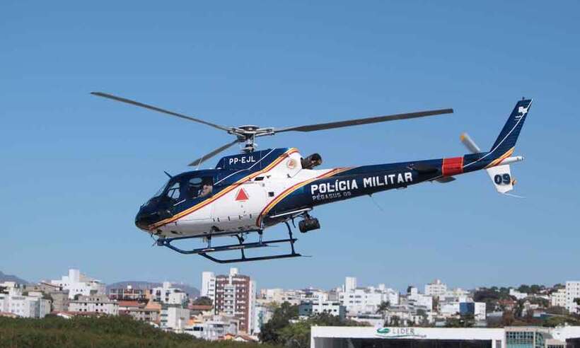 Após perseguição até com helicóptero, PM prende ladrão de carros e casas - Edésio Ferreira/EM/DA Press