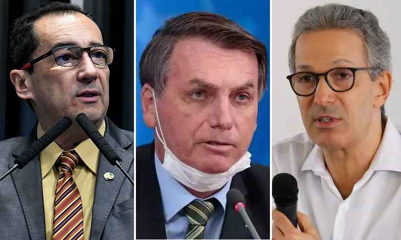 Vergonha alheia: Zema e Kajuru 'passam pano' para Bolsonaro - Geraldo Magela/Agência Senado  / Agência Brasil / Gil Leonardi - Imprensa MG


