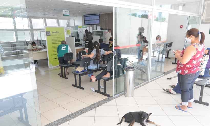 Taxa de ocupação das enfermarias para COVID-19 deixa zona crítica em BH - Juarez Rodrigues/EM/D.A Press 