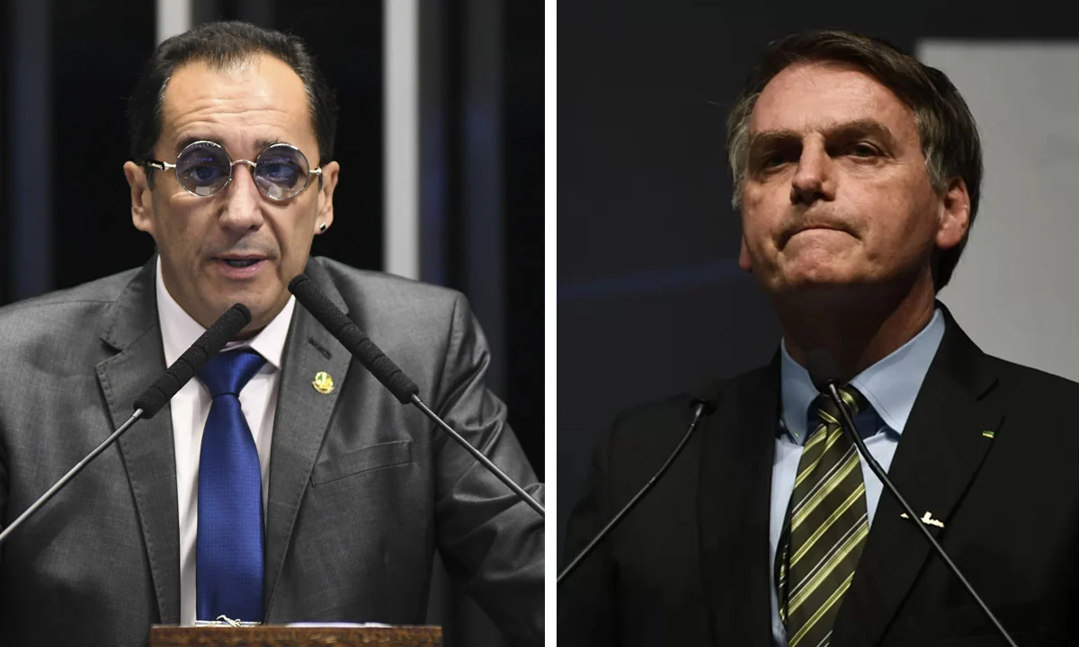 Kajuru diz que rompeu a relação com Bolsonaro: 'Nunca mais falo com ele' - Jefferson Rudy/Agência Senado - Mauro Pimentel/AFP