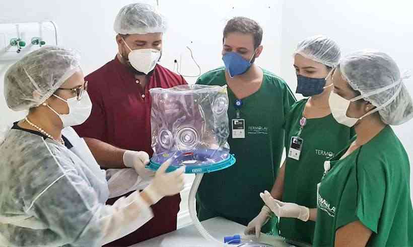 Hospitais recebem equipamento para reduzir internações na Grande BH  - Raquel Oliveira/ Secretaria da Saúde do Estado do Ceará