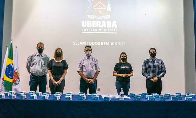 Em um mês, Uberaba já recebeu várias doações de equipamentos e medicamentos - Prefeitura de Uberaba/Divulgação