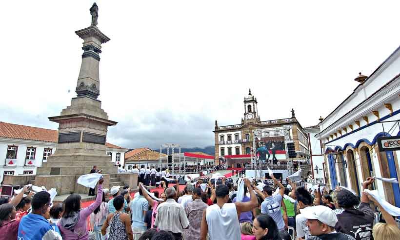 Boas recordações de Ouro Preto neste 21 de abril - Juarez Rodrigues/EM/D.A Press