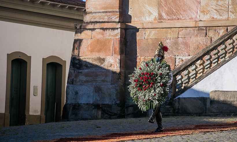 No 2º ano da pandemia, Tiradentes tem homenagem simbólica em Ouro Preto - Ane Souz/Prefeitura de Ouro Preto
