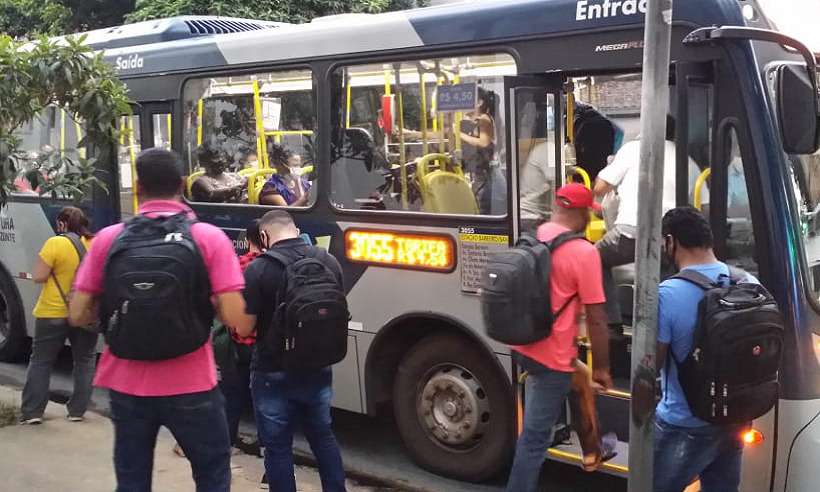 Após greve de motoristas em BH, passageiros têm volta para casa mais rápida - Marcos Vieira/EM/D.A Press
