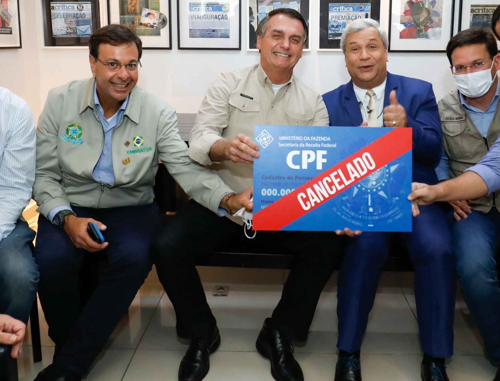 CPF cancelado: ato falho diz muito sobre Bolsonaro - Alan Santos/PR