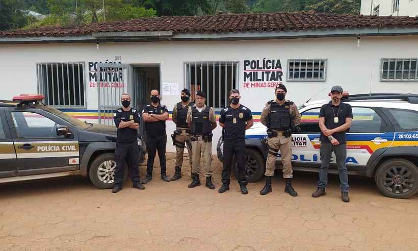 Cerco policial leva à prisão de homem suspeito de matar mulher por ciúme - PMMG/Divulgação