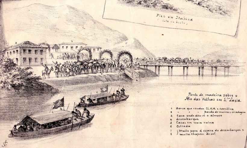 Especialistas recontam viagem  de dom Pedro II a Minas  - Reprodução