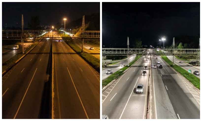 Revitalização da iluminação de Belo Horizonte é concluída após três anos - Divulgação/BHIP