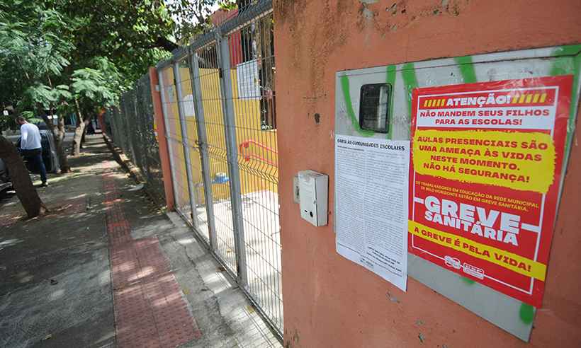 Dúvidas rondam retorno das escolas infantis (Emeis) em Belo Horizonte - Leandro Couri/EM/D.A Press