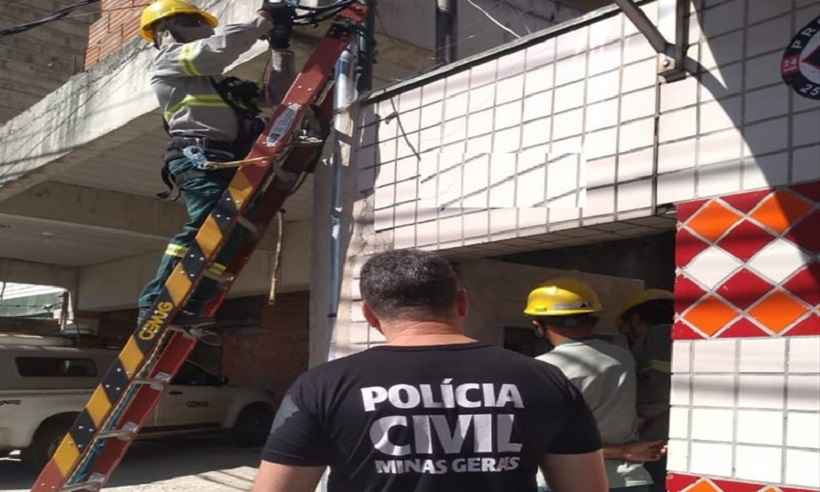 Cemig e a Polícia Civil saem à caça de 'gatos' em BH e Contagem - PCMG/Divulgação