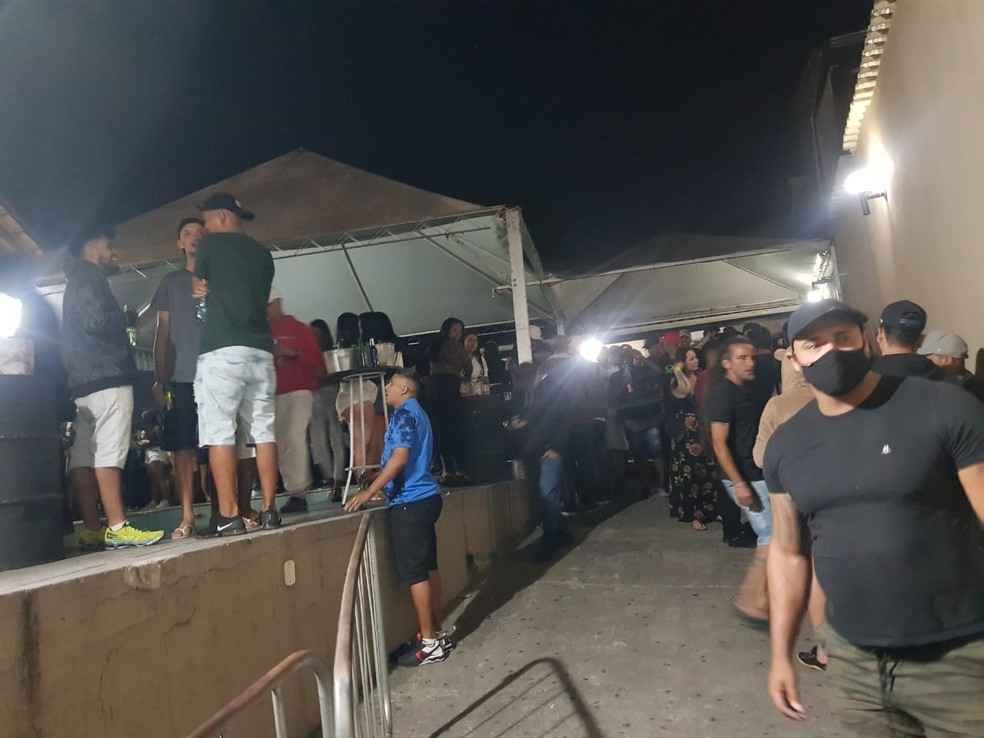Guarda Civil encerra show com 300 pessoas - Guarda Civil de Contagem/Divulgação