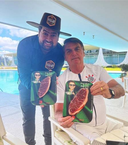 Churrasco de Bolsonaro no Alvorada incluiu picanha a R$ 1.799 o quilo - Reprodução/redes Sociais