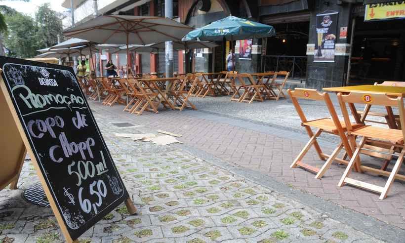 Bares e restaurantes filiados à CDL/BH poderão abrir aos domingos  - Juarez Rodrigues/EM/D.A Press
