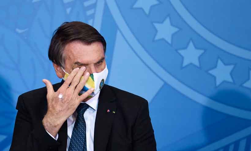 A irritação de Bolsonaro com a denúncia de orçamento secreto - EVARISTO SÁ/AFP - 11/5/21