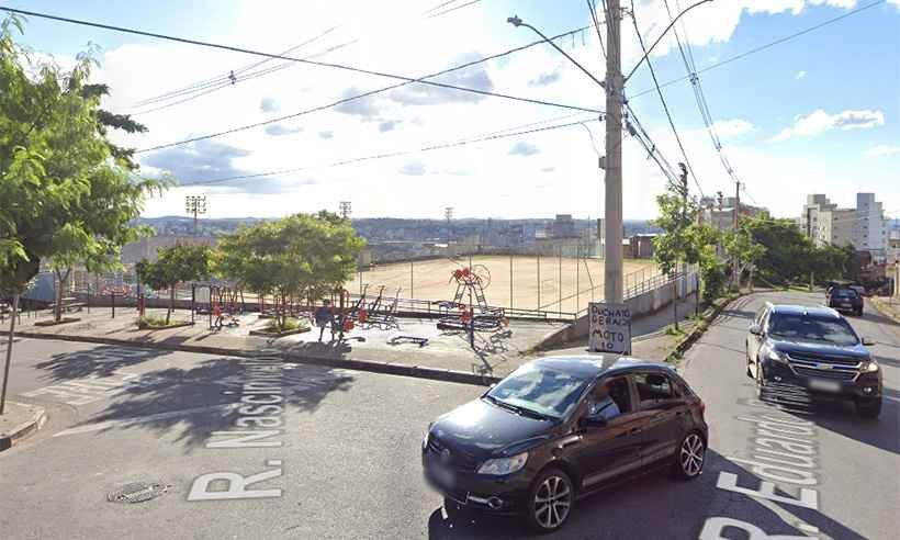Jovem é morto com 10 tiros na cabeça em campo de futebol em BH - Reprodução da internet/Google Maps
