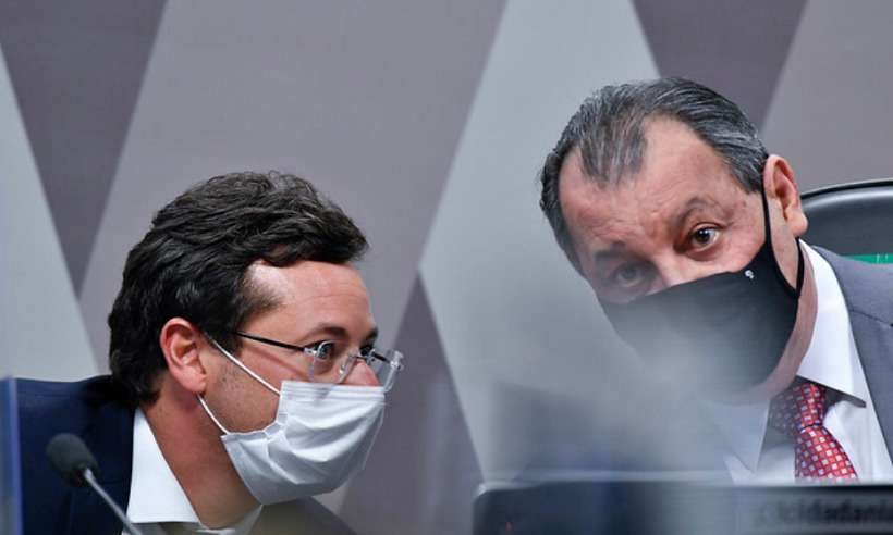 Omar Aziz se recusa a prender Wajngarten por mentiras: 'Tô salvando a CPI' - Leopoldo Silva/Agência Senado