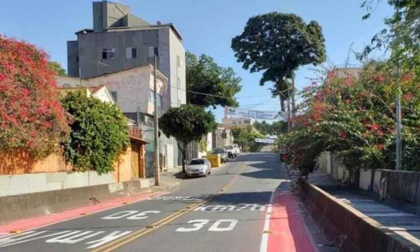 BH ganha nova ciclofaixa no Bairro Santa Tereza, Região Leste - PBH/ Divulgação