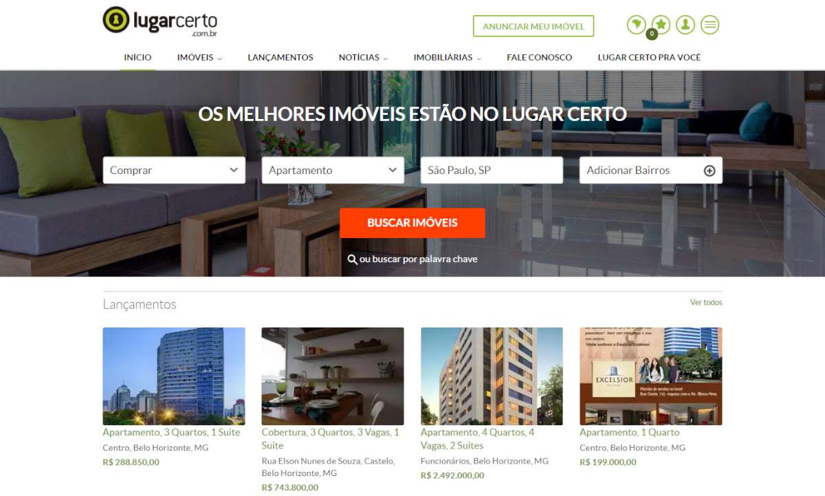 Lugar Certo celebra resultados alcançados com investimento em conteúdo - Reprodução/Lugar Certo