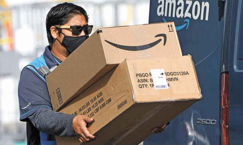 Amazon e Mercado Livre ampliam investimentos e a aposta no Brasil - Patrick T. Fallon/AFP - 29/4/21