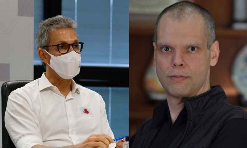 Romeu Zema lamenta morte de Covas: 'Jovem, competente e compromissado' - Gil Leonardi-Imprensa MG / NELSON ALMEIDA-AFP