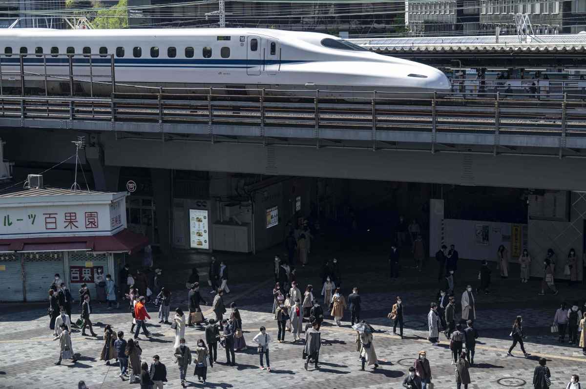 Japão: maquinista vai ao banheiro, trem atrasa 1min e investigação é aberta - AFP / Charly TRIBALLEAU