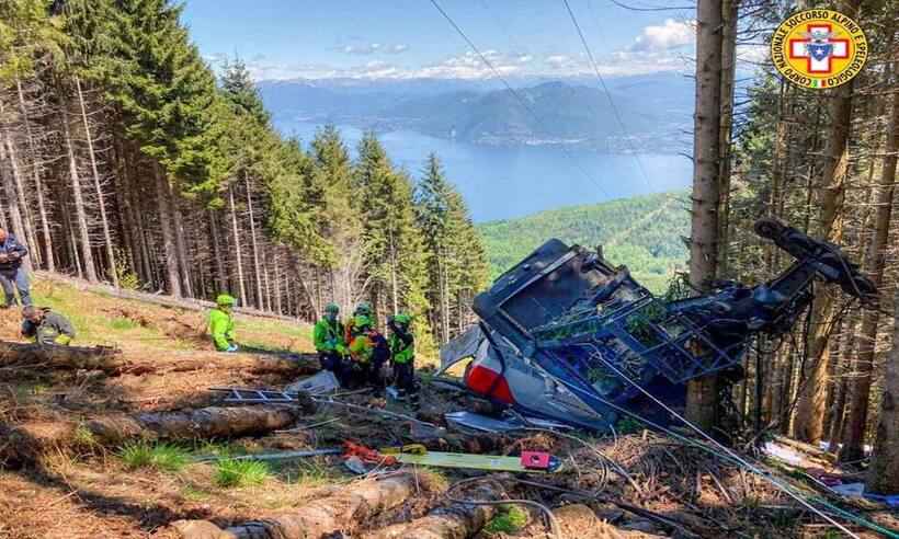 Saiba quem são as vítimas da queda de teleférico na Itália - Reprodução de Internet