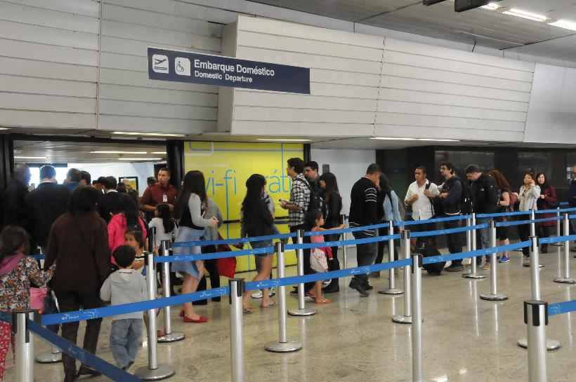 Aeroporto de Confins terá teste de embarque com reconhecimento facial - Paulo Filgueiras/EM/D.A Press
