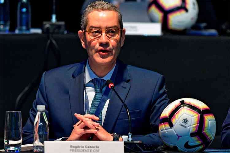 Atlético, América e Cruzeiro assinam nota em apoio ao presidente da CBF - (Foto: CARL DE SOUZA/AFP)
