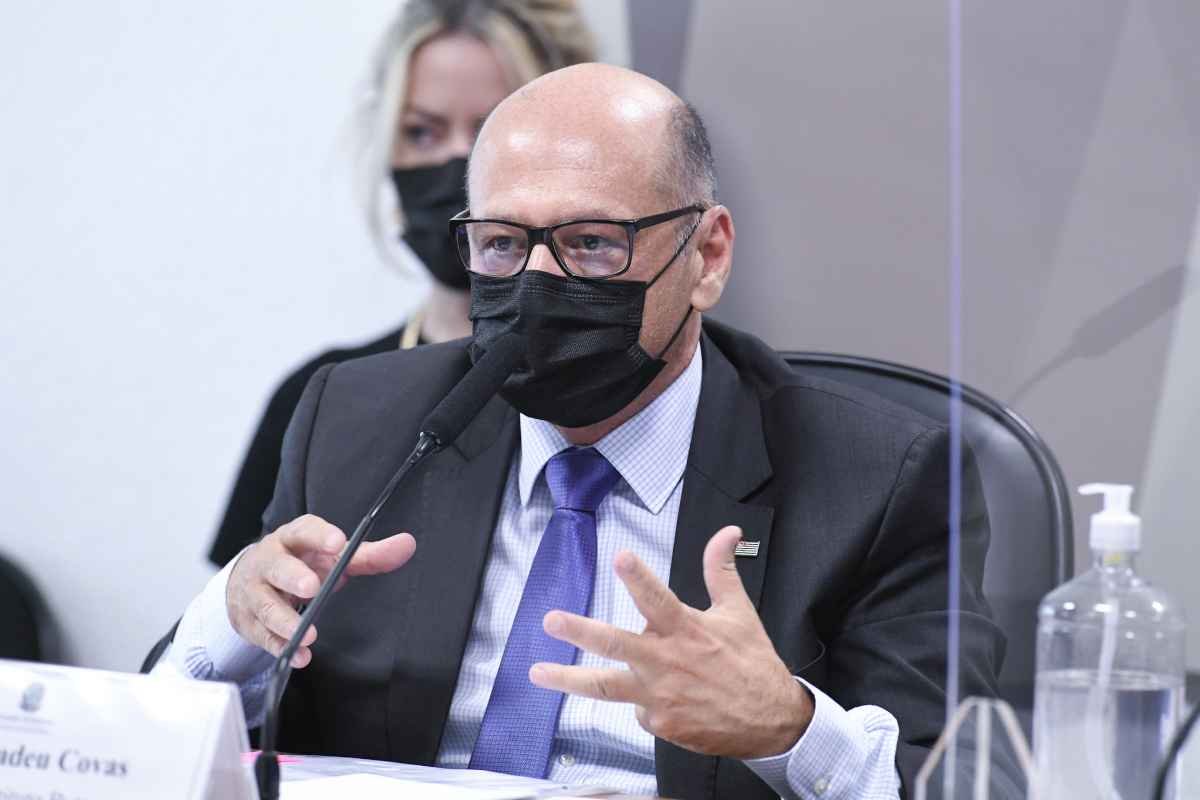 Dimas Covas diz que falta de insumos ameaça entrega de 54 milhões de doses - Jefferson Rudy/Agência Senado