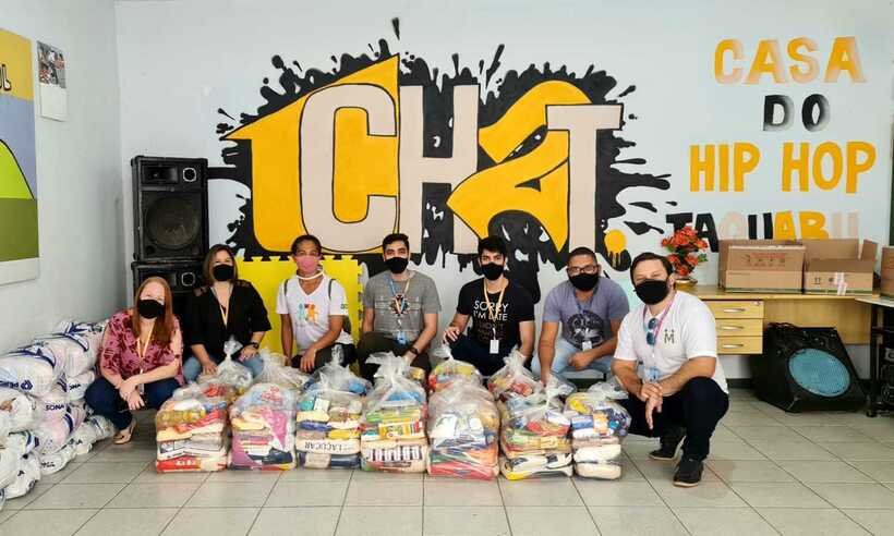 Projeto arrecada mais de uma tonelada de alimentos para doação em BH - Amigos do BHem/Divulgação