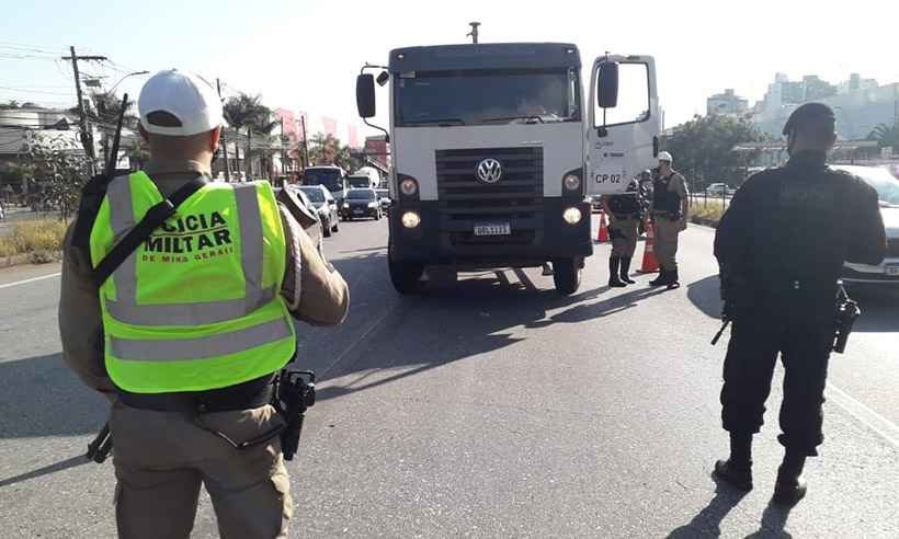Operação da PM no Corpus Christi começa com apreensões em Minas - Jair Amaral/EM/DA Press