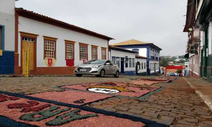 Corpus Christi em Sabará terá o maior tapete da história - Prefeitura/Divulgação