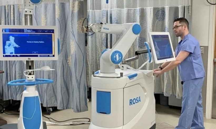 Minas Gerais ganha primeiro robô especializado em cirurgias ortopédicas - Hospital São Lucas/Divulgação
