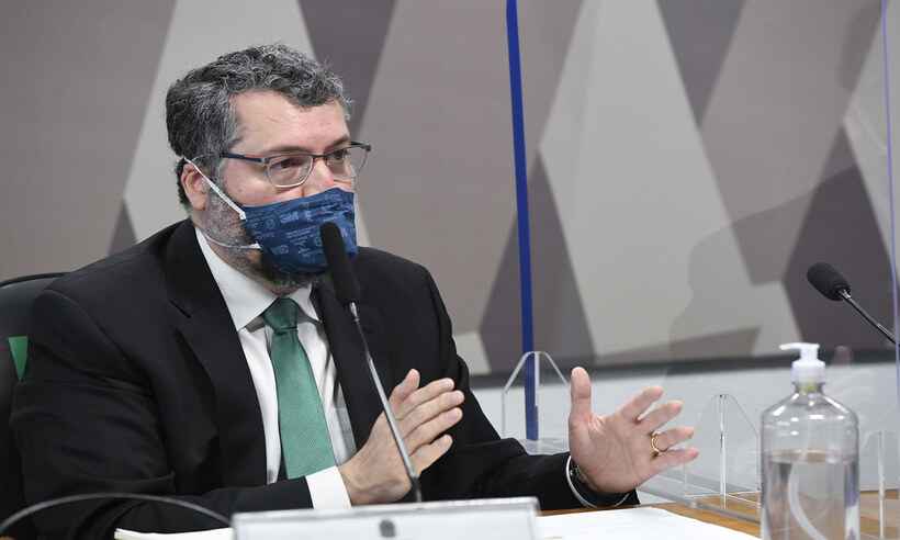 Ernesto Araújo aciona STF contra quebra de sigilo aprovada pela CPI da Covid - Jefferson Rudy/Agência Senado
