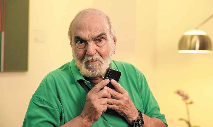 Aos 91 anos, Lima Duarte curte seu novo "papel" de influenciador digital - Globo/Divulgação