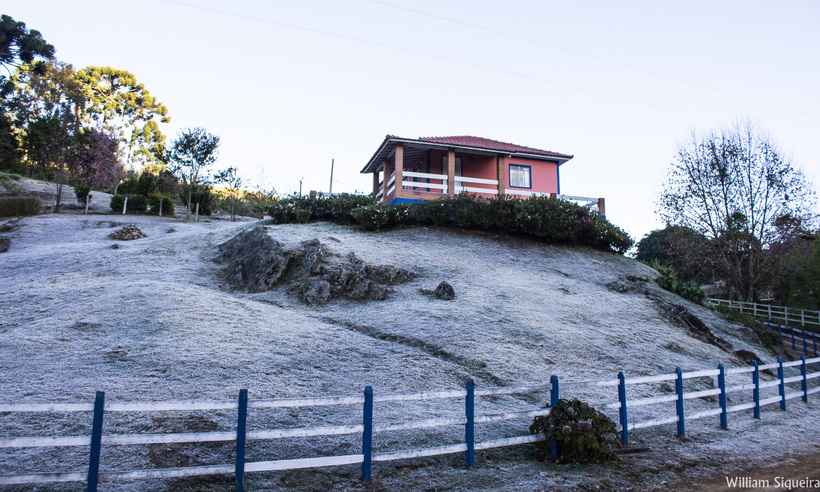 MG e SP têm alerta de geada e temperatura mínima de 3ºC - William Siqueira/Divulgação