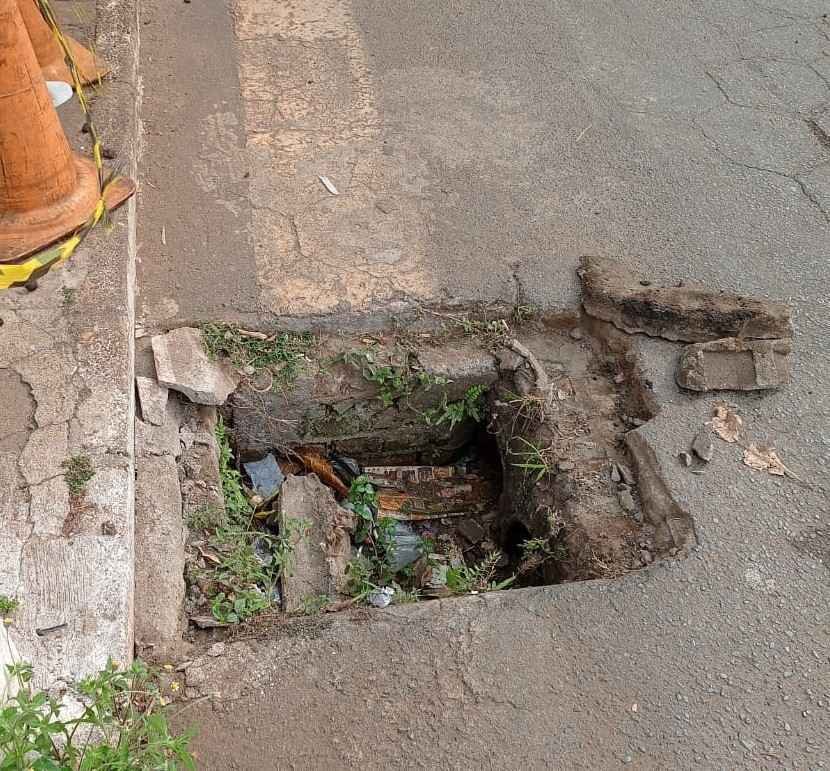 Pelo menos uma boca de lobo é furtada por dia em Patos de Minas - Prefeitura de Patos de Minas/Divulgação