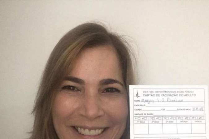 'Capitã cloroquina' é vacinada contra a COVID-19 - Reprodução/Instagram