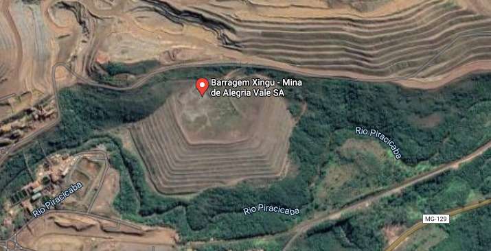 Vale mantém restrição de circulação na barragem de Xingu - Reprodução/Google Street View