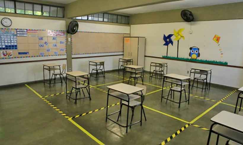 Apenas uma cidade na Zona da Mata retoma as aulas presenciais nas escolas - Divulgação/Agência Minas